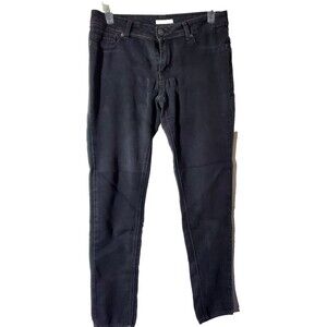 Covington Women Size 10 Black Stretch Jeans – Low Rise, Rhinestone, Cotton Blend